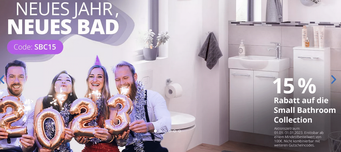 Neues Jahr, neues Bad - Jetzt sparen!