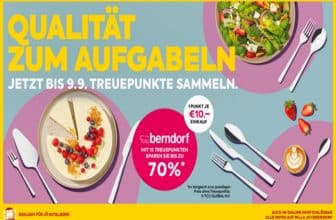 Bild: Berndorf Besteck Aktion im Jö Bonus Club nutzen und bis zu 70 % sparen