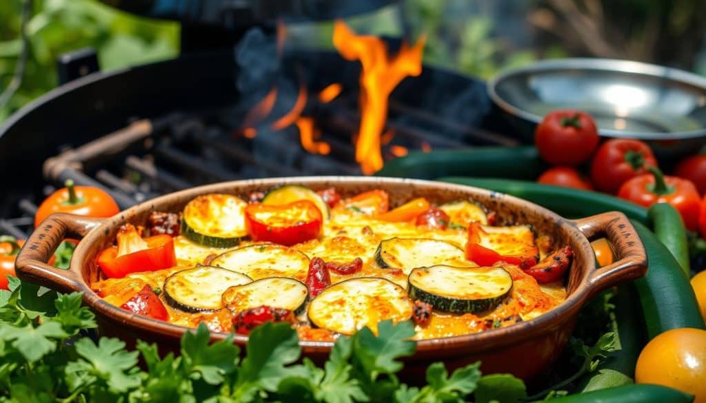 Vegetarische Grillaufläufe Vegetarische Grillaufläufe