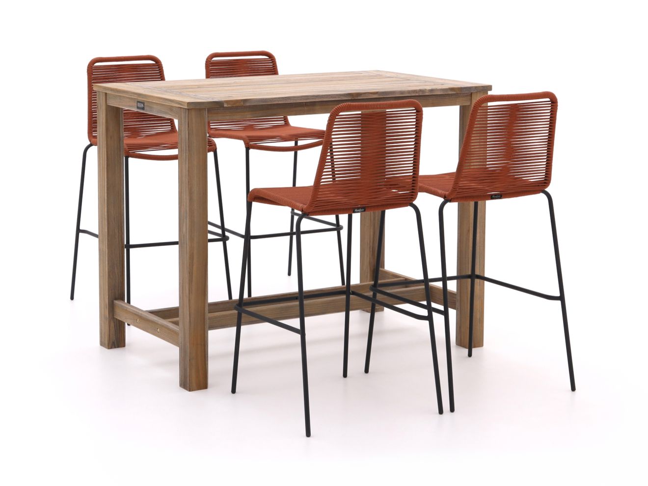 Manifesto Mussa/ROUGH-X 135 cm Gartenbar-Set 5-teilig stapelbar
