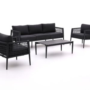Manifesto Salera Sessel-Sofa Lounge-Set 4-teilig