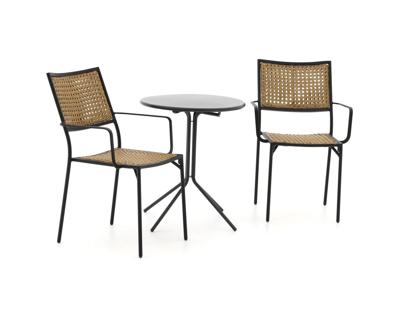 Forza Artone/Aziano Balkonmöbel 3-teilig stapelbar