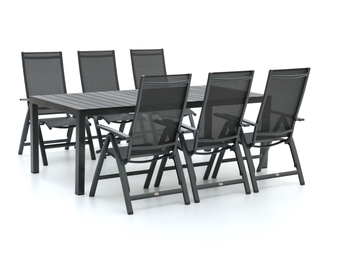 Bellagio Avenza/Fidenza 220 cm Gartenmöbel-Set 7-teilig verstellbar