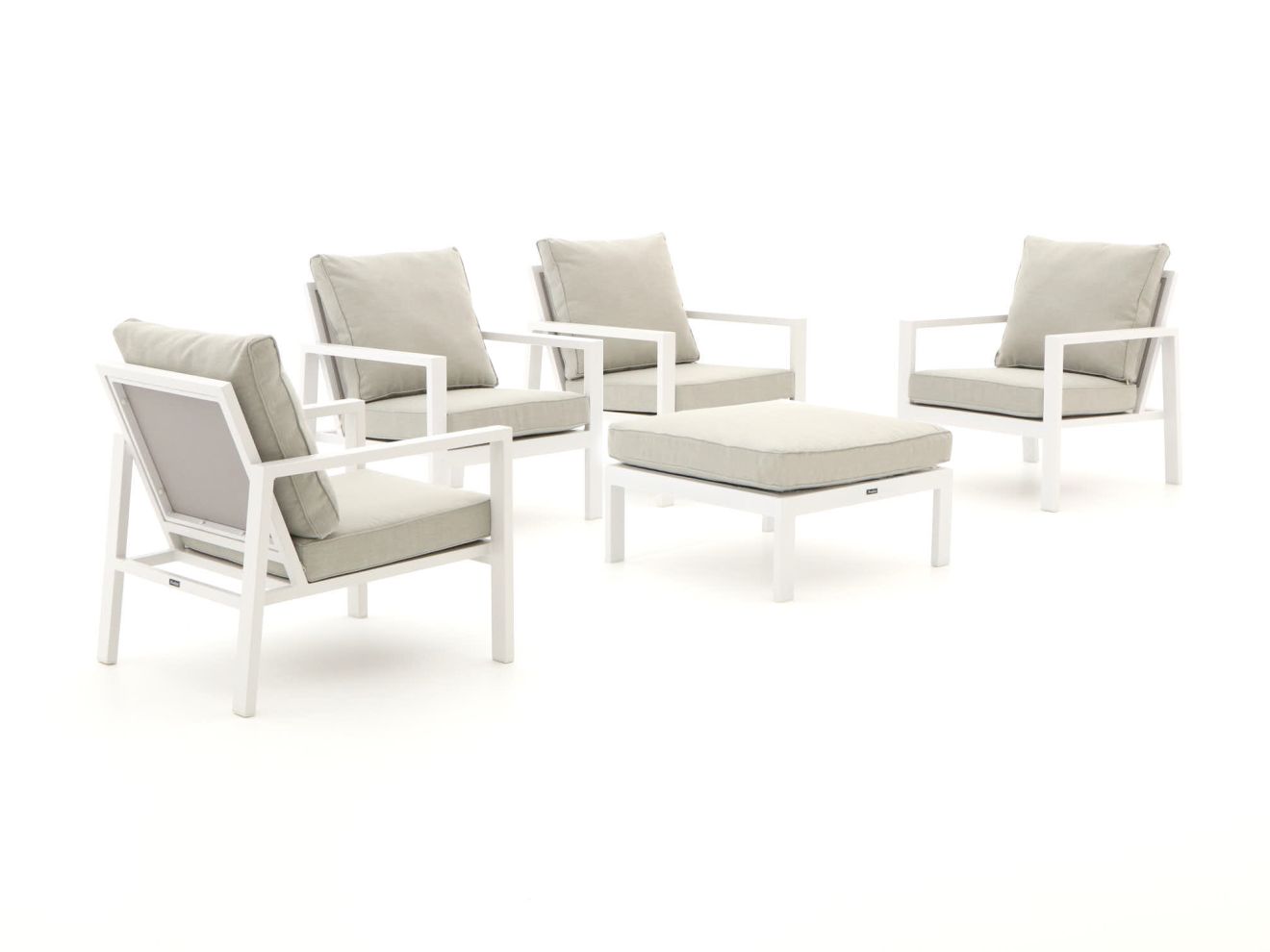 Manifesto Alzano Sessel Lounge-Set 5-teilig