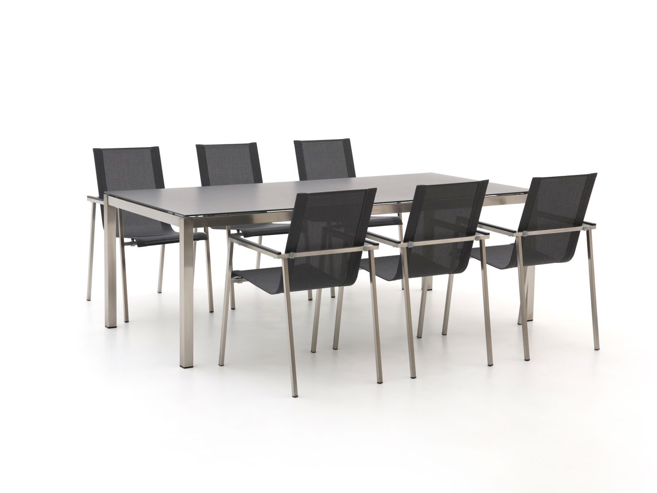 Bernstein Mainz/Freiburg 220 cm Gartenmöbel-Set 7-teilig
