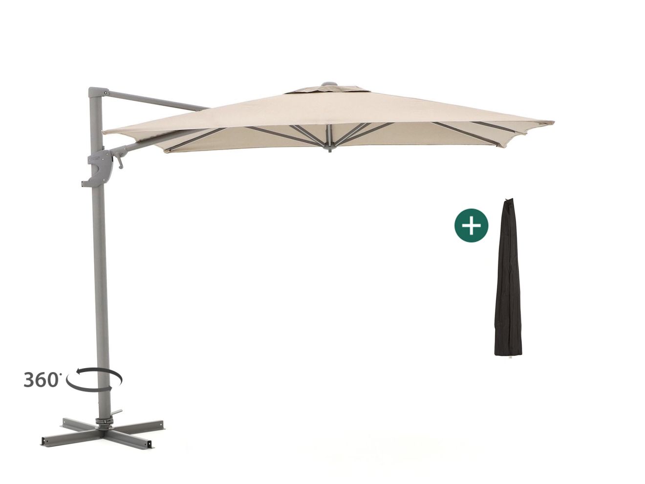 Shadowline Francisco Ampelschirm 260x260cm