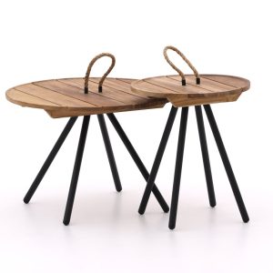Apple Bee Elle Loungetisch ø 60 (h: 40 cm)/ø 40 (h: 45 cm)