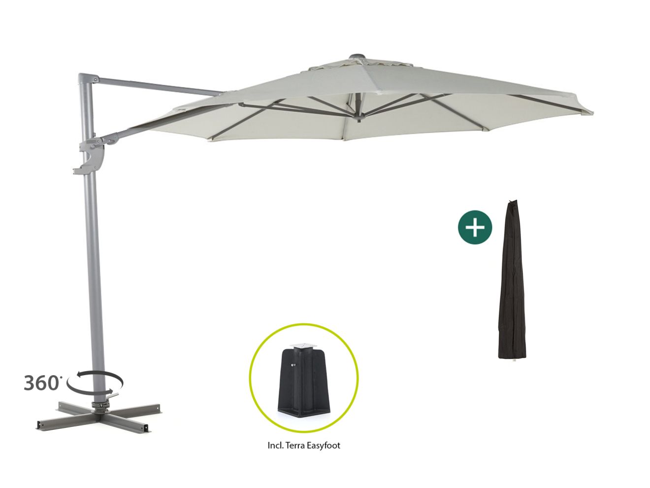 Shadowline Francisco Ampelschirm ø 330 cm
