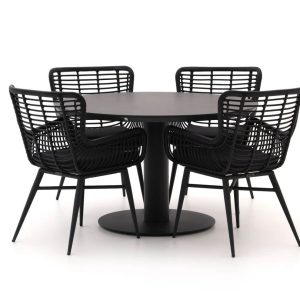 Intenso Asti/La Fonte Ø 120 cm Gartenmöbel-Set 5-teilig