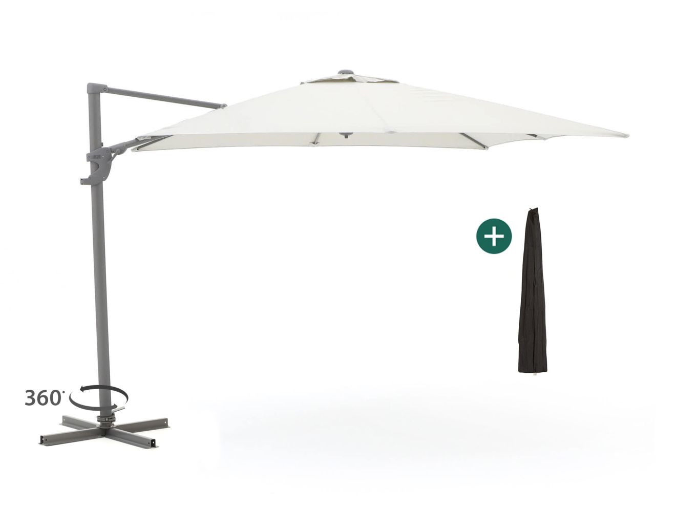 Shadowline Francisco Ampelschirm 300x300 cm