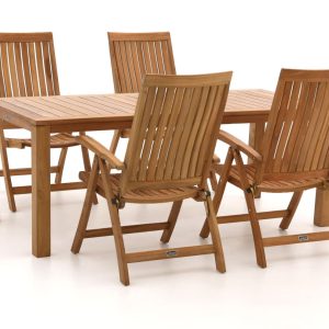 Sunyard Oxford 200 cm Gartenmöbel-Set 5-teilig verstellbar