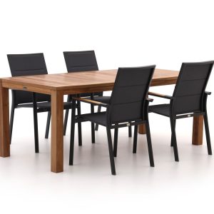 Bellagio Albinea/Oxford 200cm Gartenmöbel-Set 5-teilig stapelbar