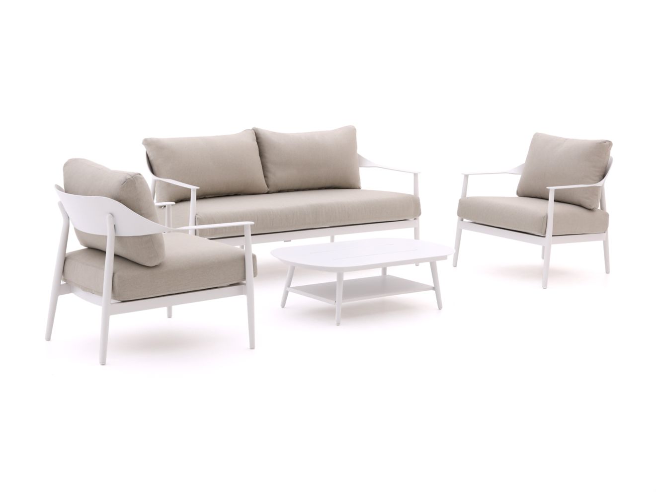 Bellagio Valli Sessel-Sofa Lounge-Set 4-teilig