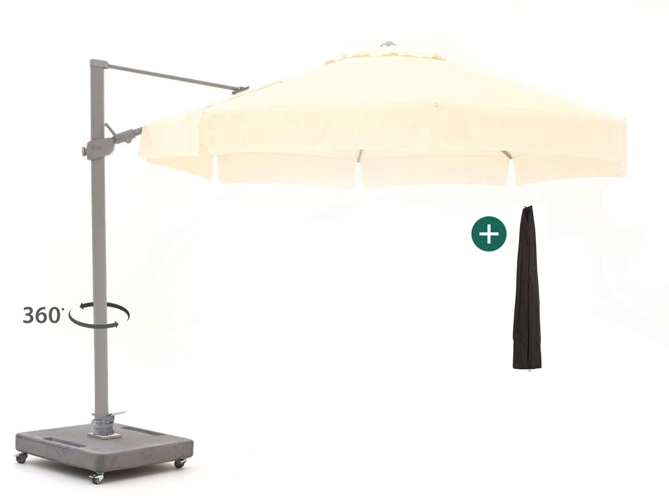 Shadowline Miami Ampelschirm ø 350 cm