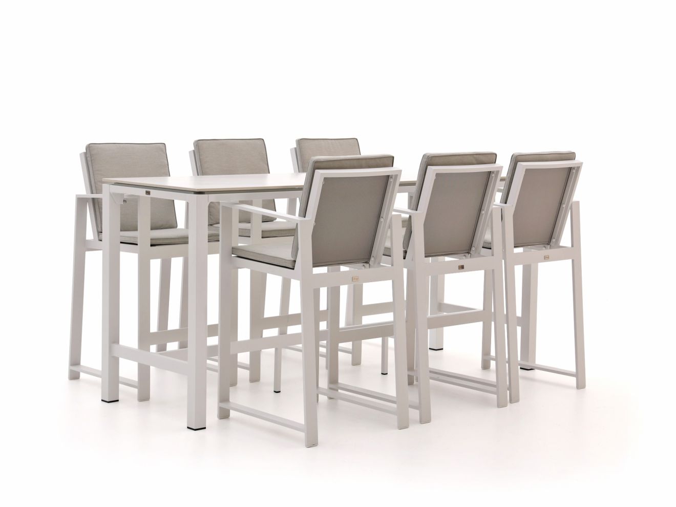 Bellagio Vezzano/Trecenta 225 cm Gartenbar-Set 7-teilig