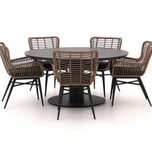 Intenso Asti/La Fonte Ø 150 cm Gartenmöbel-Set 6-teilig