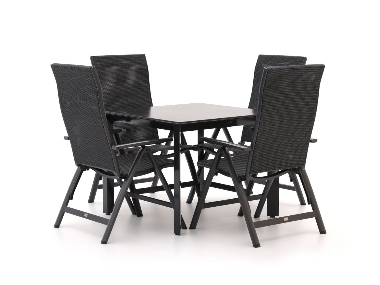 Bellagio Avio/Sestino 90 cm Gartenmöbel-Set 5-Teilig verstelbaar