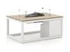 Cosiraw Lounge Feuertisch 120x80x55 cm