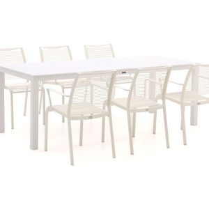 Apple Bee Hawaii/Menzano 220 cm Gartenmöbel-Set 7-teilig stapelbar