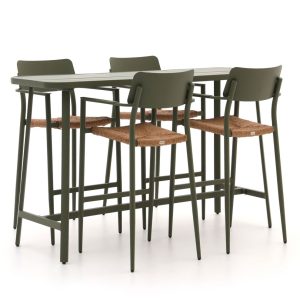 Bellagio Cino 175 cm Gartenbar-Set 5-Teilig Stapelbar