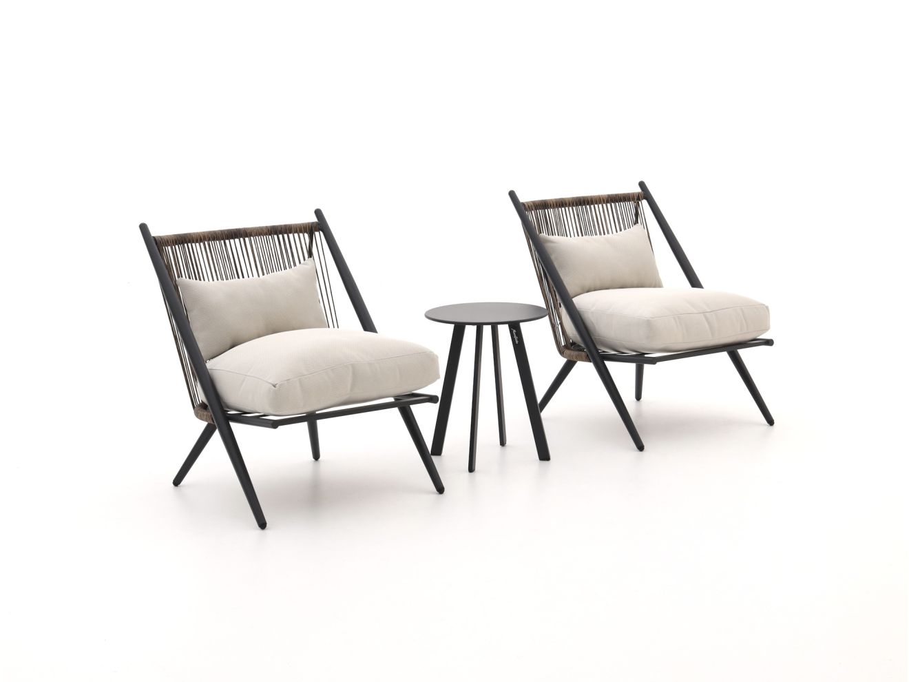 Intenso Brittoli/Bovezzo Balkonmöbel-Set Lounge 3-teilig