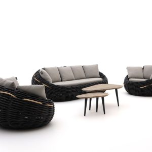 Apple Bee Cocoon/ROUGH-K Sessel-Sofa Lounge-Set 5-teilig