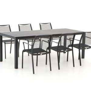 Apple Bee Hawaii/Menzano 220 cm Gartenmöbel-Set 7-teilig stapelbar