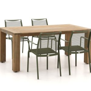 Apple Bee Hawaii/ROUGH-X 180 cm Gartenmöbel-Set 5-teilig stapelbar