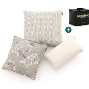 Dekokissen Set Soft Floral Light Naturel