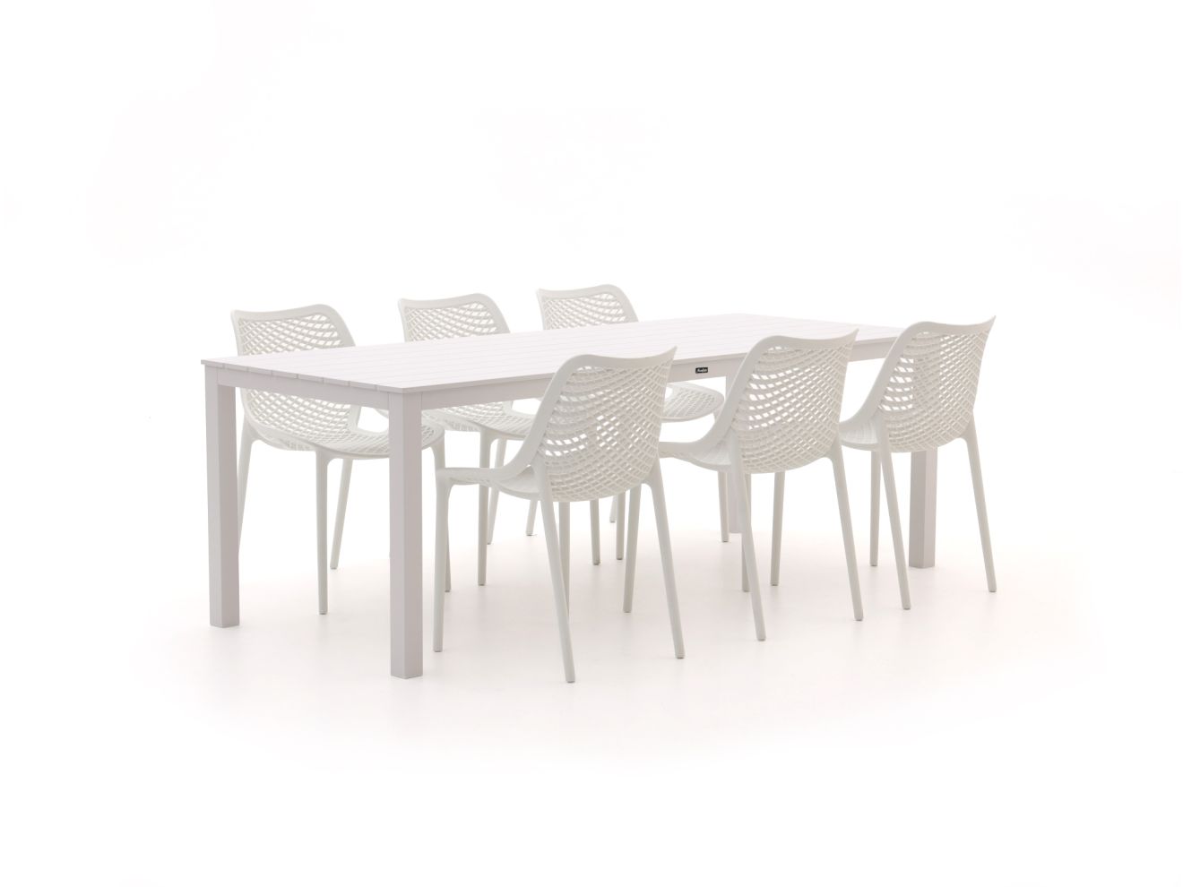 Forza Ripi/Menzano 220 cm Gartenmöbel-Set 7-teilig stapelbar