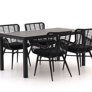 Intenso Asti/La Fonte 160 cm Gartenmöbel-Set 5-teilig