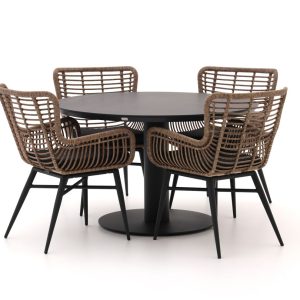 Intenso Asti/La Fonte Ø 120 cm Gartenmöbel-Set 5-teilig