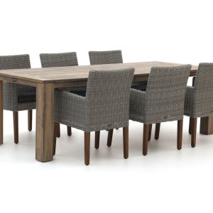 Intenso Lesa/ROUGH-X 240 cm Gartenmöbel-Set 7-teilig