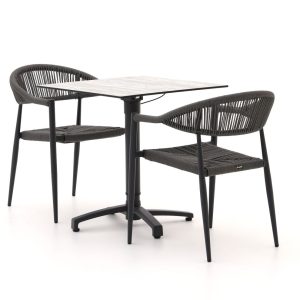 Manifesto Belpasso/Canzo 70 cm Gartenmöbel-Set 3-teilig verstelbar