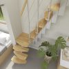 Mittelholmtreppe Intercon® Quadro | gewendelter Verlauf