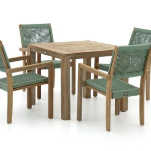 ROUGH Batang/ROUGH-S 90 cm Gartenmöbel-Set 5-teilig stapelbar