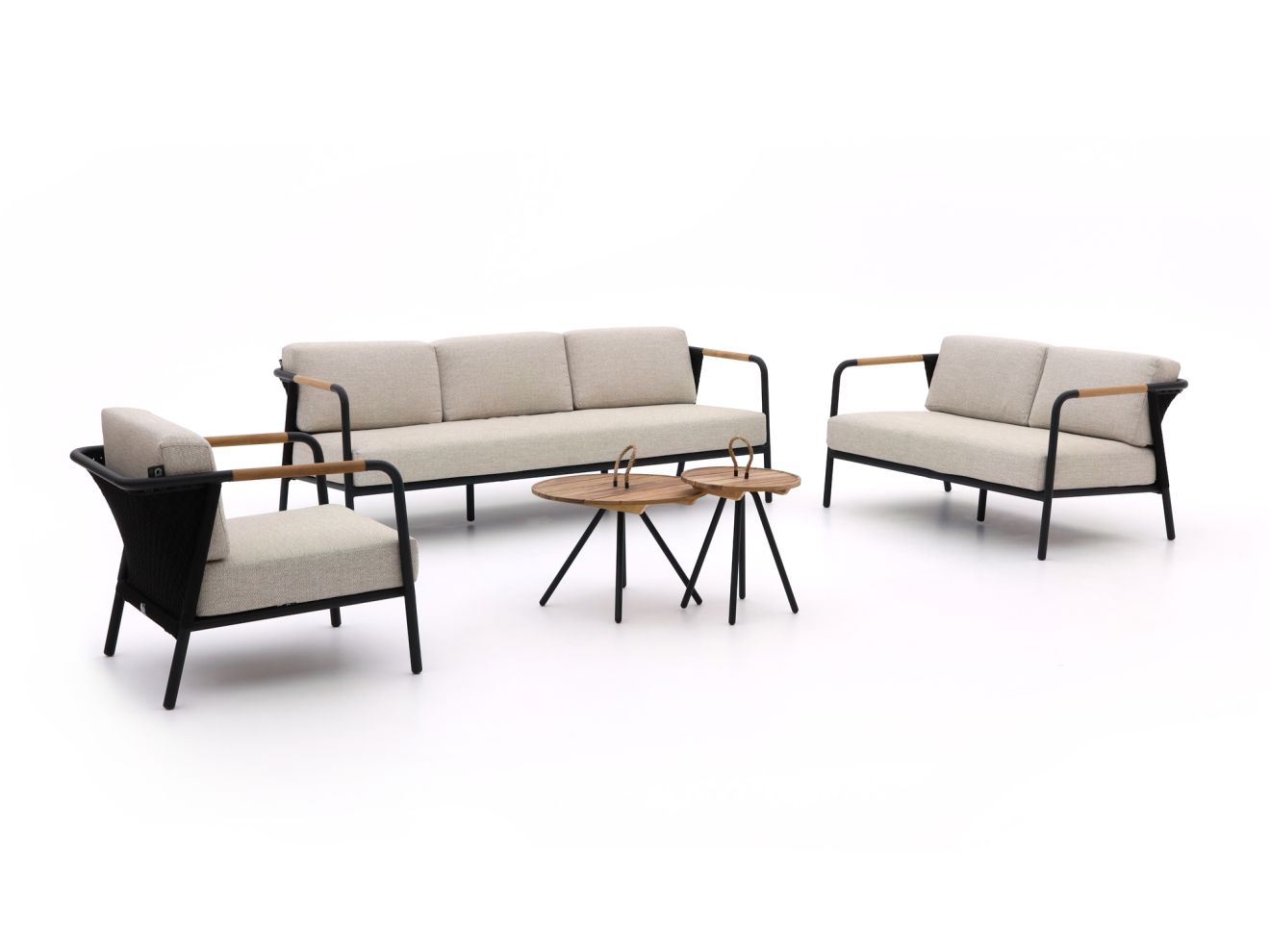 Apple Bee Elle Sessel-Sofa Lounge-Set 5-teilig