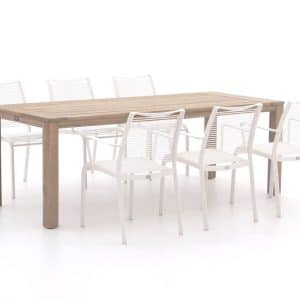 Apple Bee Hawaii/ROUGH-S 220 cm Gartenmöbel-Set 7-teilig stapelbar