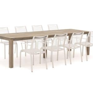 Apple Bee Hawaii/ROUGH-S 300 cm Gartenmöbel-Set 9-teilig stapelbar