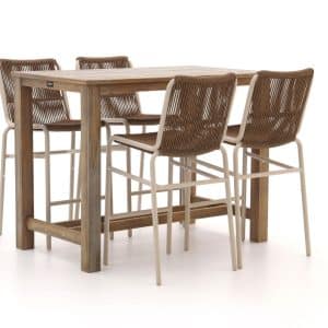 Bellagio Caronia/ROUGH-X 135 cm Gartenbar-Set 5-teilig stapelbar