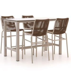 Bellagio Caronia/Trecenta 150 cm Gartenbar-Set 5-teilig stapelbar