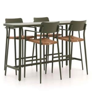 Bellagio Cino 175 cm Gartenbar-Set 5-Teilig Stapelbar