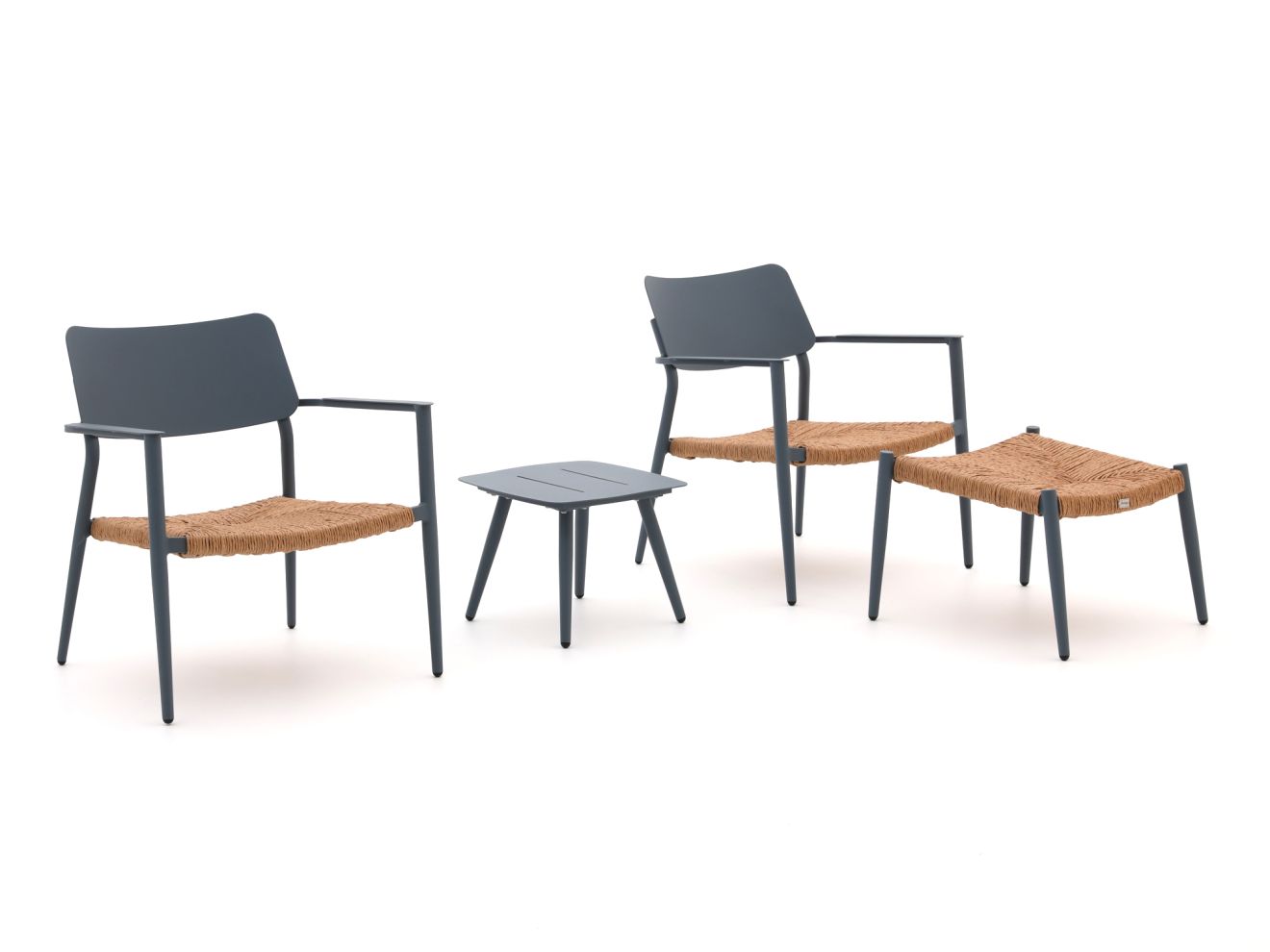 Bellagio Cino Balkonmöbel-Set 4-teilig stapelbar