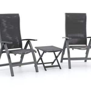 Bellagio Fermo/Bova Balkonmöbel-Set 3-teilig verstellbar