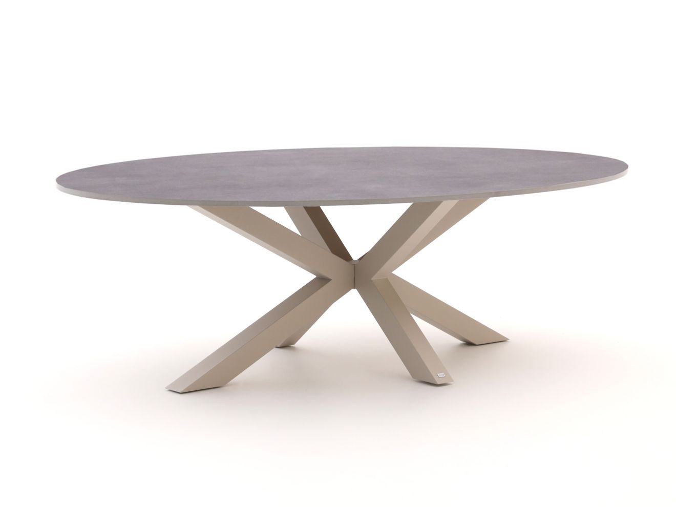 Bellagio Induno Ellips Gartentisch 200x100 cm