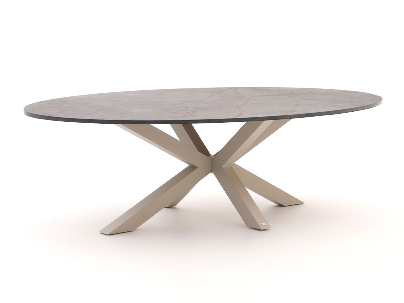 Bellagio Induno Ellips Gartentisch 200x100 cm