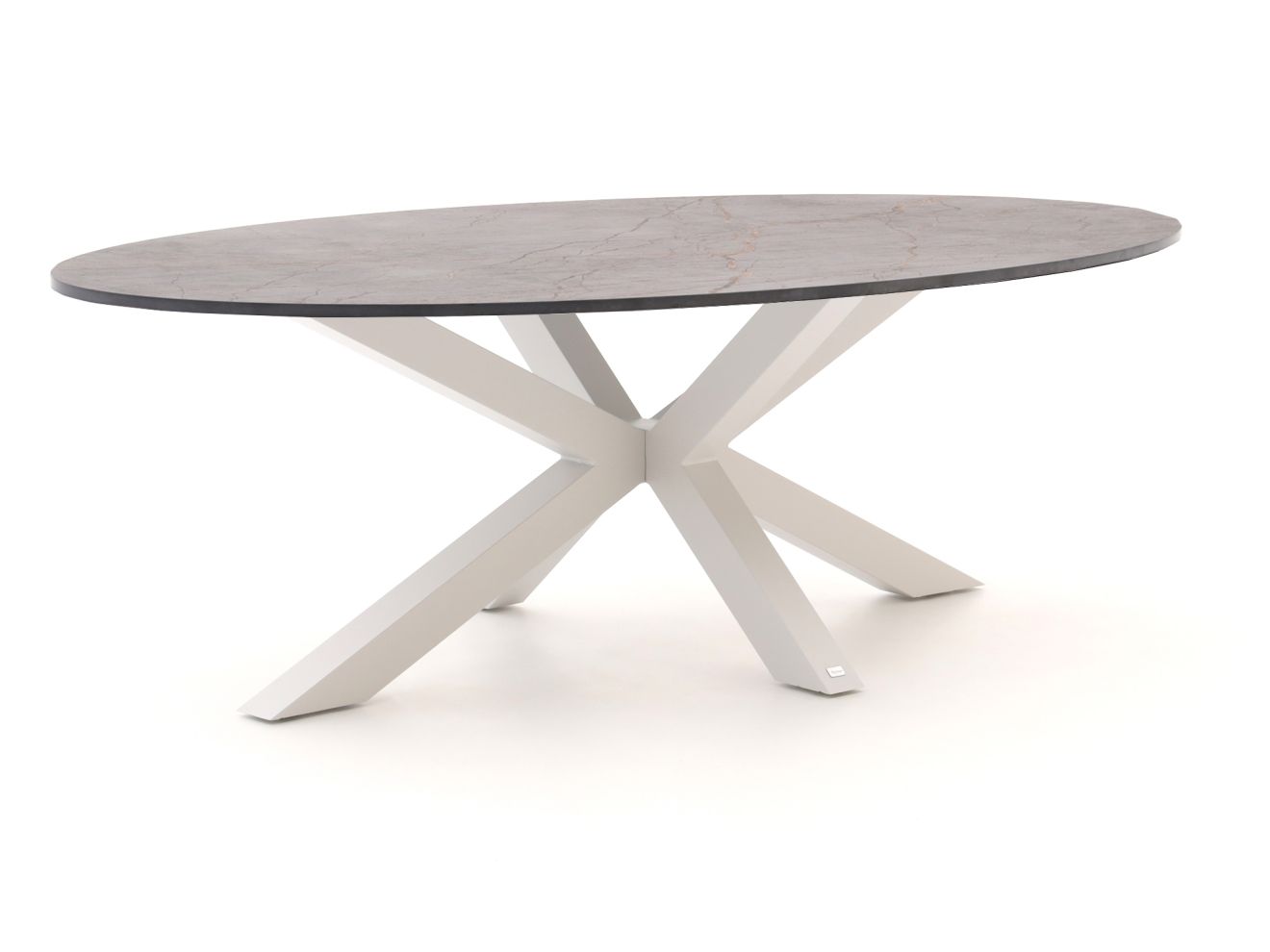 Bellagio Induno Ellips Gartentisch 200x110 cm