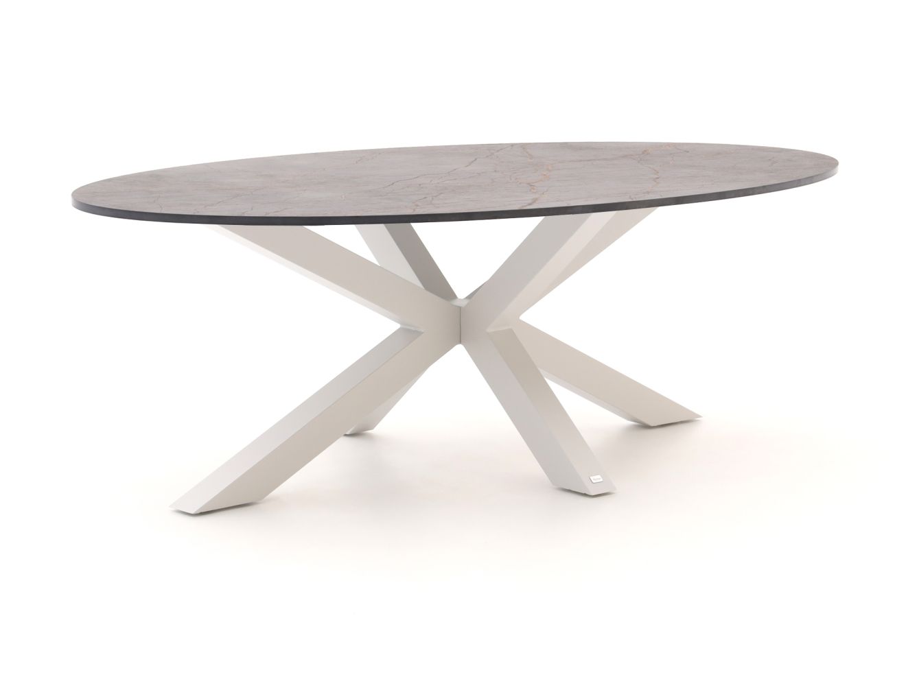 Bellagio Induno Ellips Gartentisch 240x120 cm