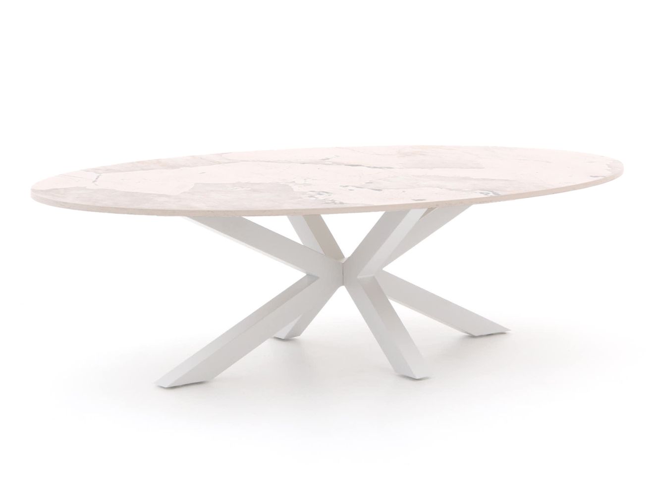 Bellagio Induno Ellips Gartentisch 240x120 cm