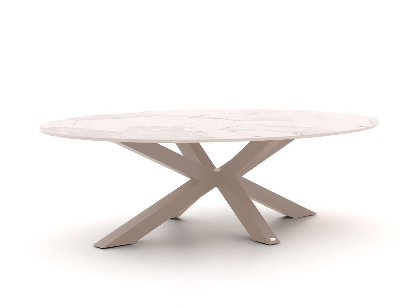 Bellagio Induno Ellips Low Dining Gartentisch 240x120 cm